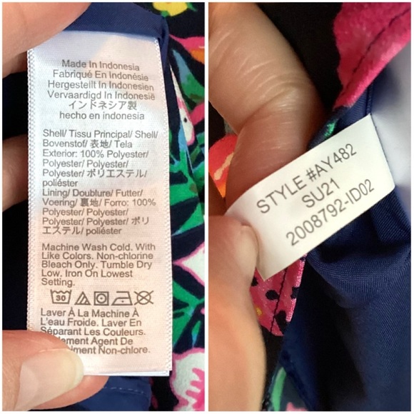 \J. Crew Factory\ Printed Ruffleneck Blouse - Picture 12 of 12